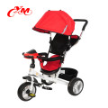 Usine en gros bas prix bébé pousser tricycle / meilleure qualité tricycle avec canopée / petits enfants tricycle pour 1 an